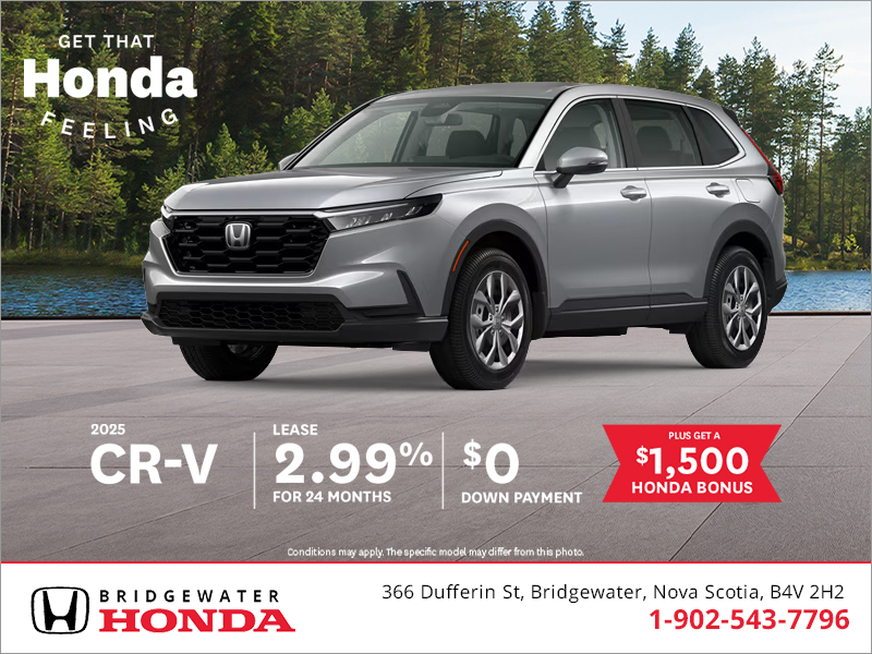 Get the 2025 Honda CR-V!