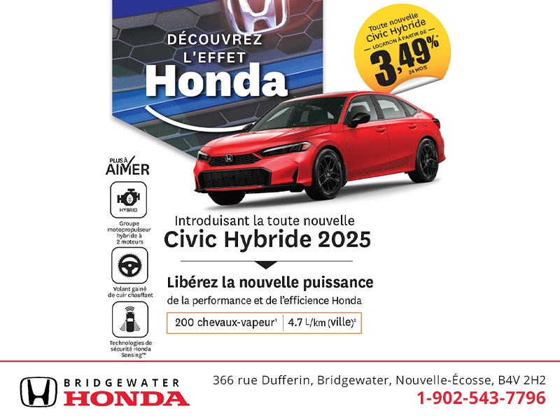 L'événement mensuel Honda !