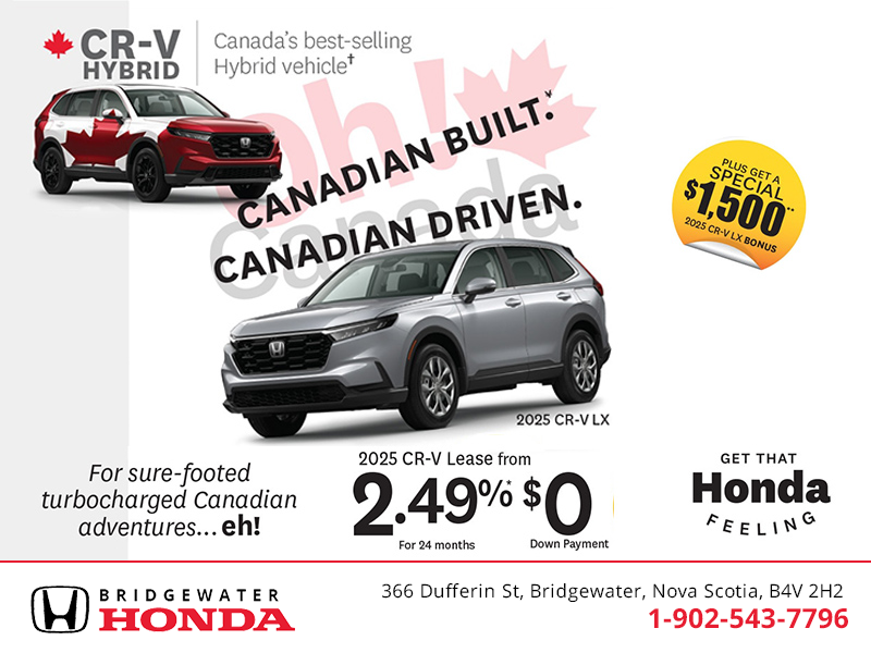 Get the 2025 Honda CR-V! 