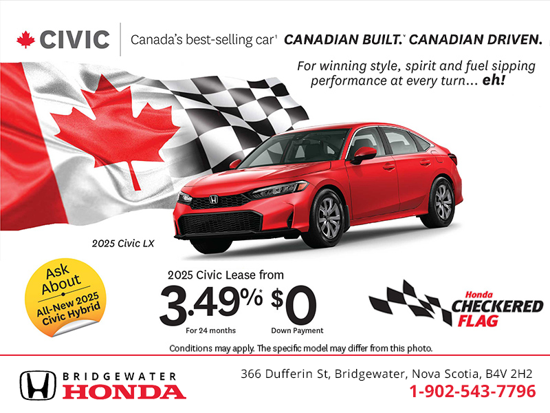 Get the 2025 Honda Civic!