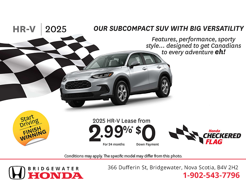 Get the 2025 Honda HR-V!