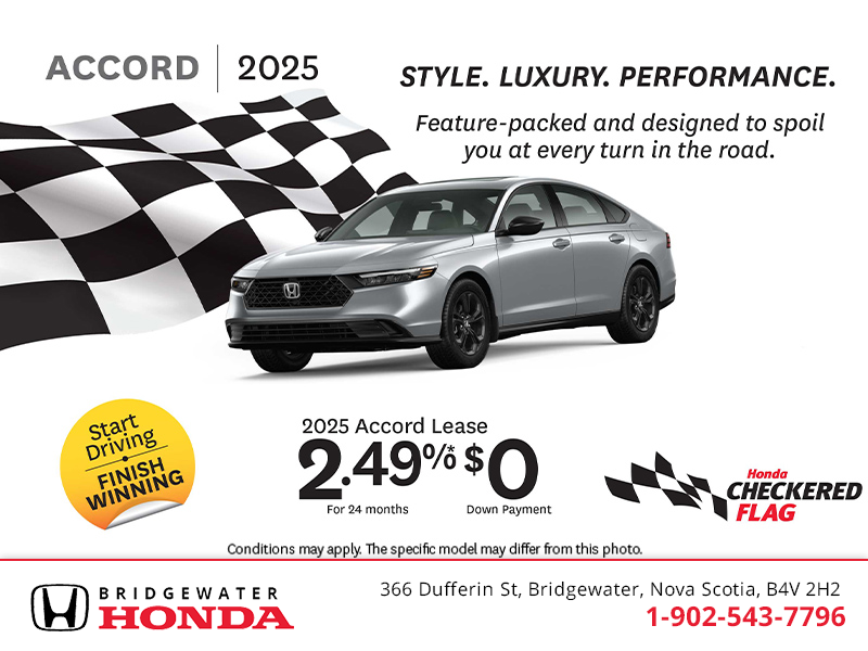 Get the 2025 Honda Accord!