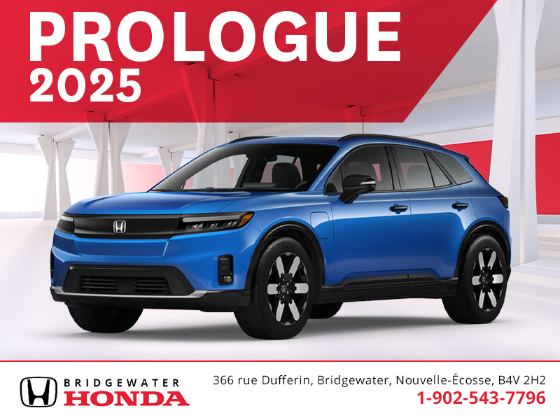Obtenez la Honda Prologue 2025 !