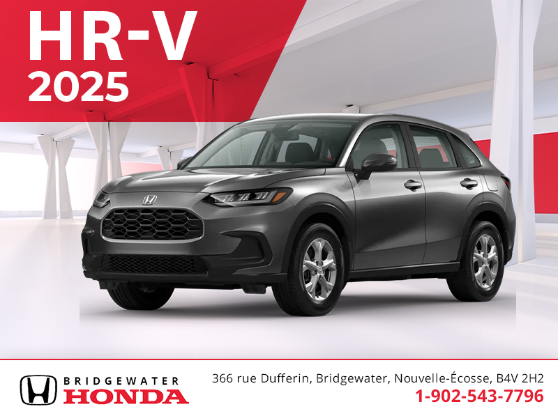 Obtenez le Honda HR-V 2025 !