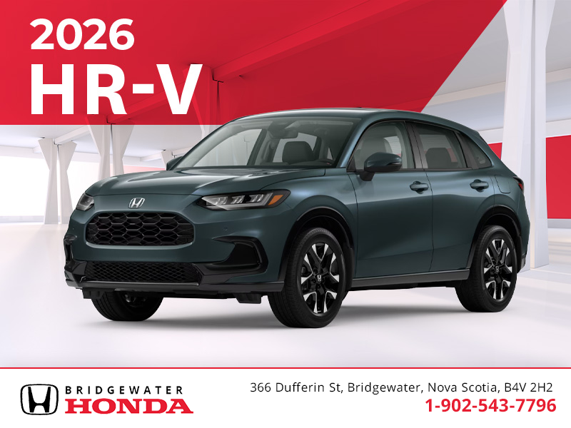 Get the 2026 Honda HR-V!