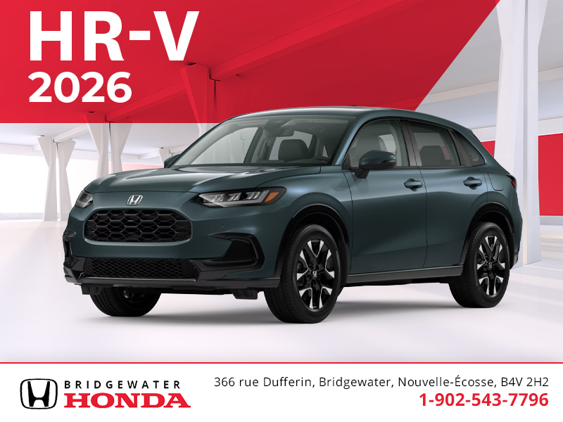 Obtenez le Honda HR-V 2026 !