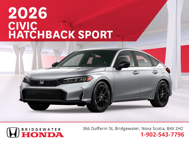 Get the 2026 Honda Civic Hatchback!