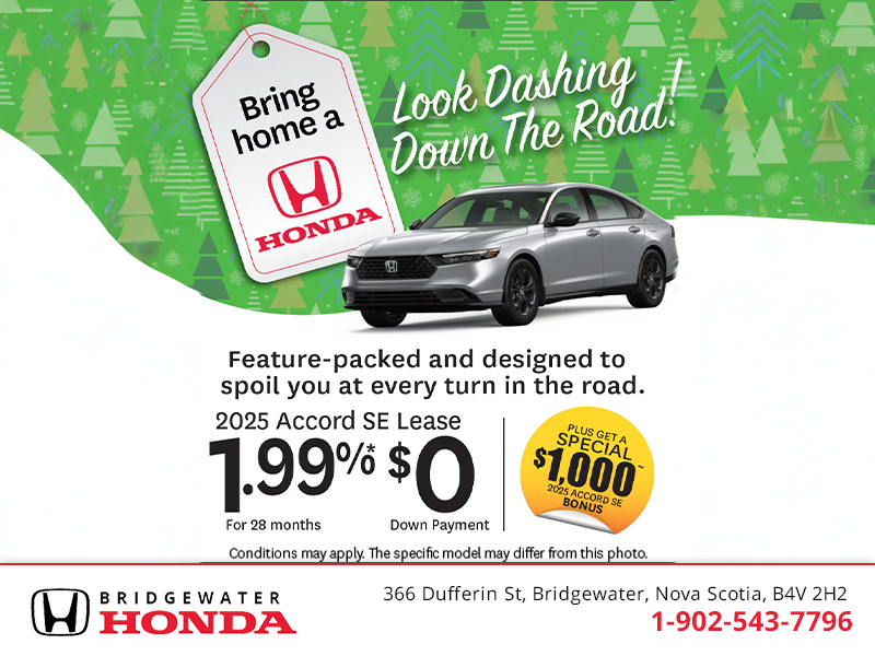 Get the 2025 Honda Accord! 