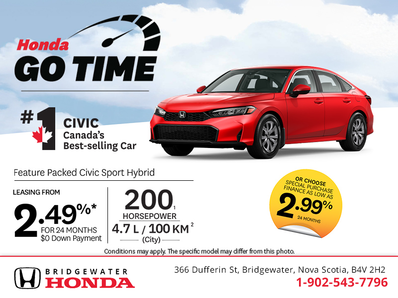 Get the 2026 Honda Civic Sport Hybrid! 