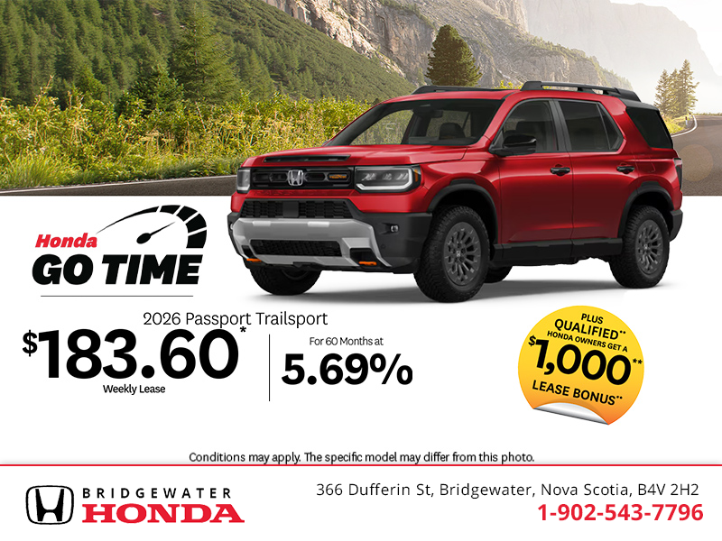 Get the 2026 Honda Passport!