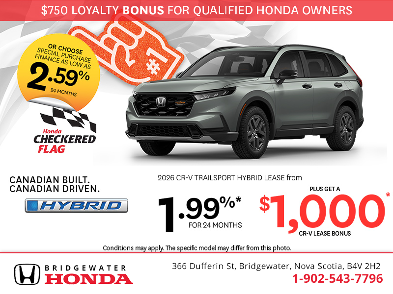Get the 2026 Honda CR-V Hybrid! 