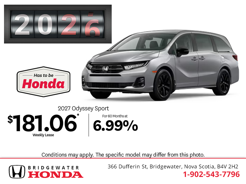 2027 Honda Odyssey