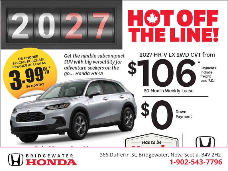 Get the 2027 Honda HR-V!