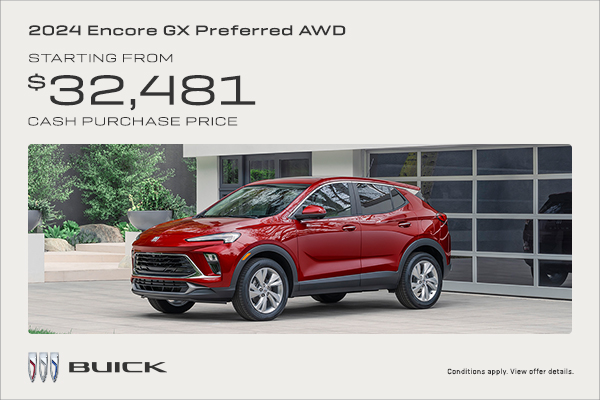 Get the 2024 Buick Encore GX