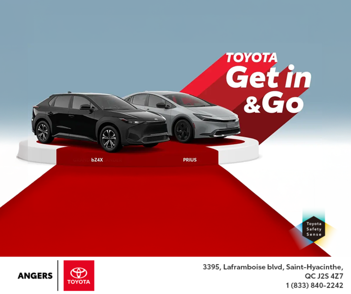Get in and go!