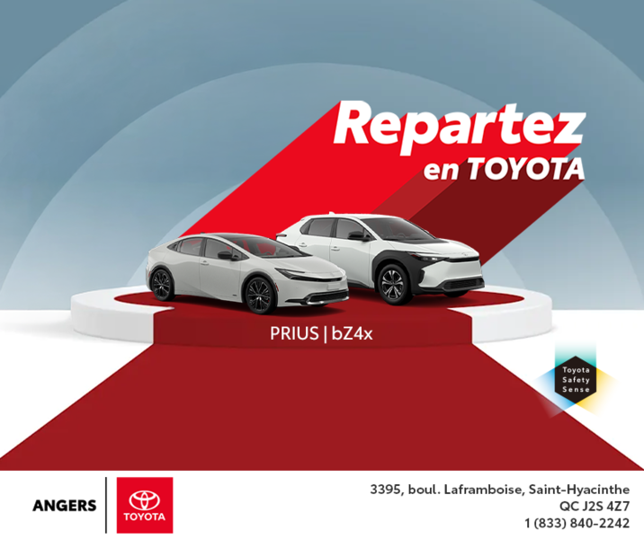 Repartez en Toyota!
