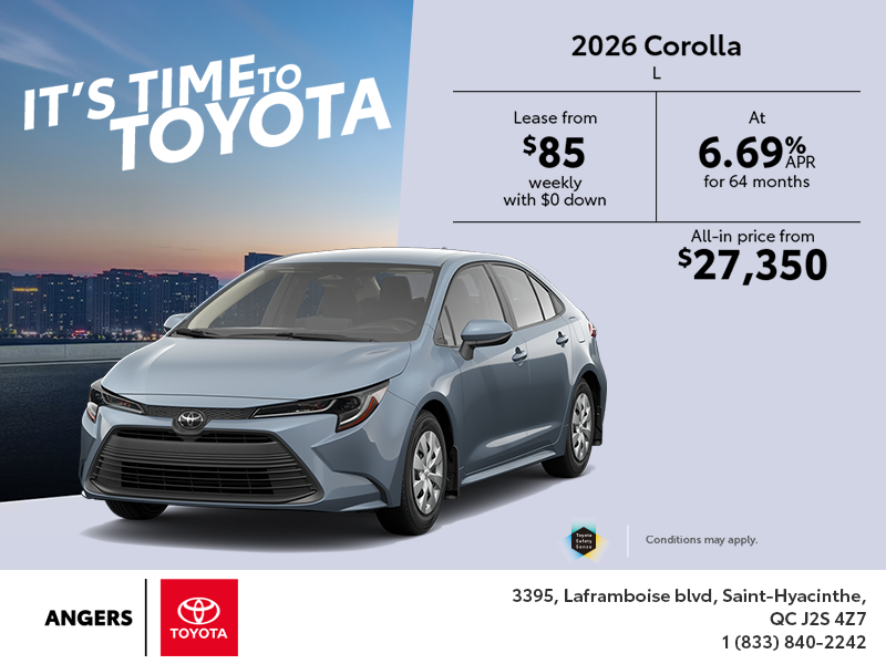 2026 Toyota Corolla