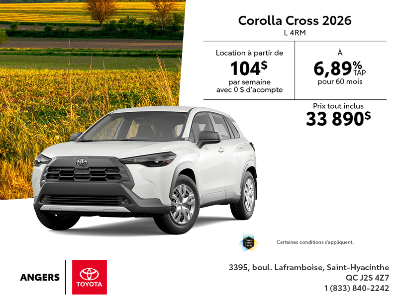 Toyota Corolla Cross 2026