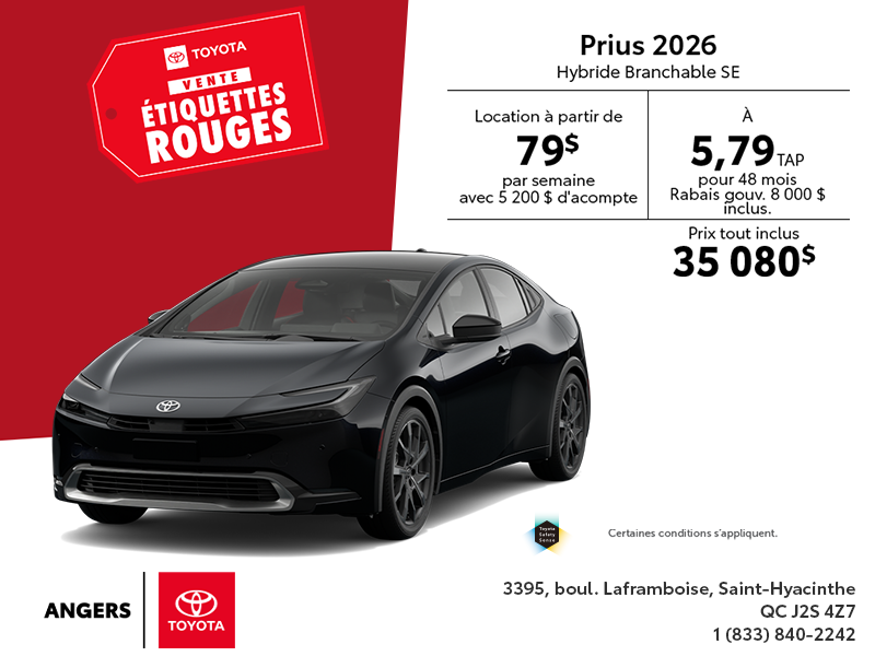 Toyota Prius Plug-In Hybrid 2026