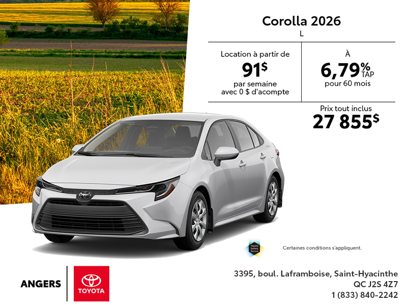 Toyota Corolla 2026