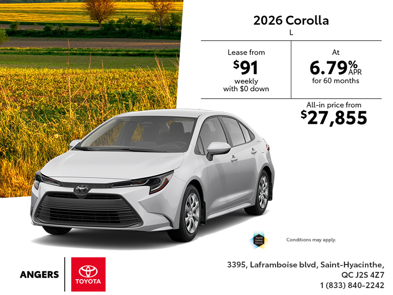 2026 Toyota Corolla