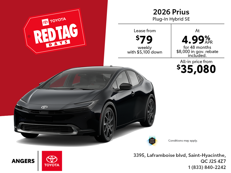 2026 Toyota Prius Plug-in Hybrid SE