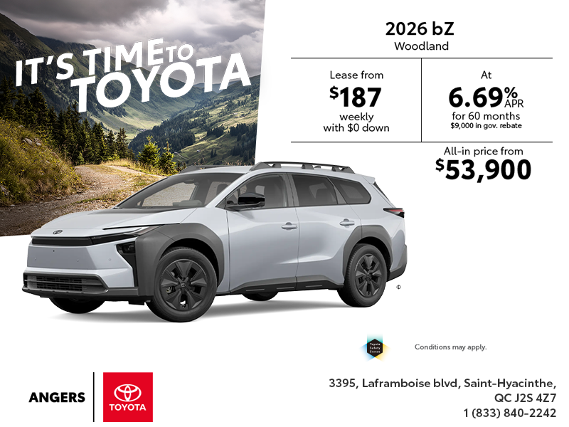 2026 Toyota bZ