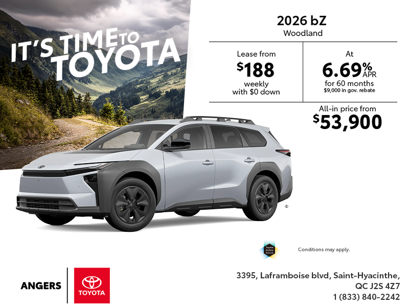 2026 Toyota bZ Woodland