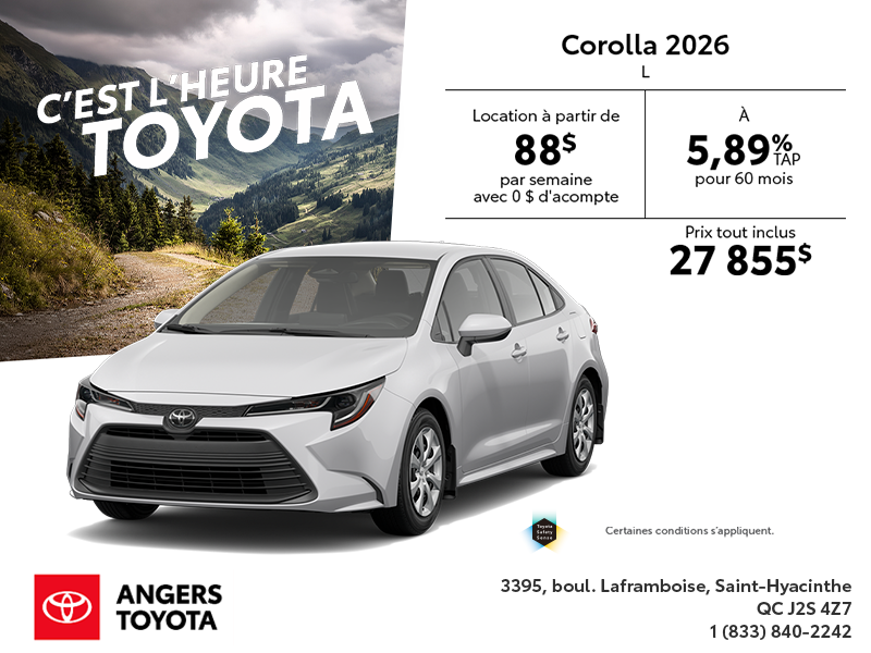 Toyota Corolla 2026