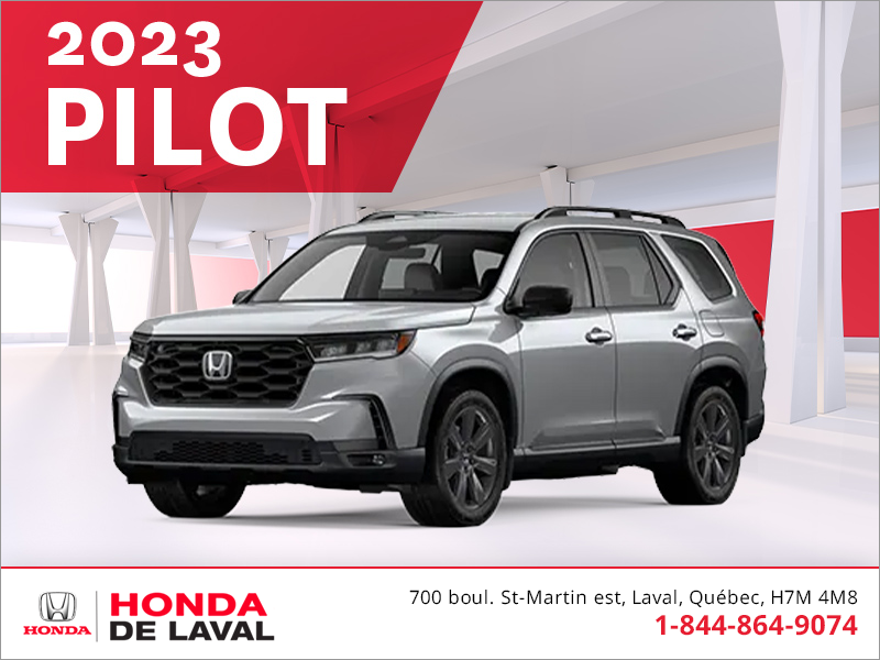 Get the 2023 Honda Pilot!