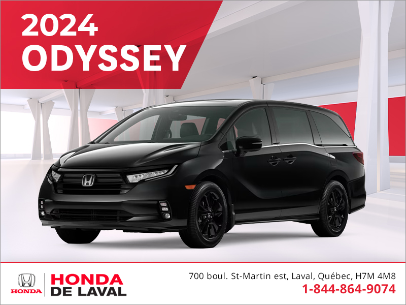 Get the 2024 Honda Odyssey!