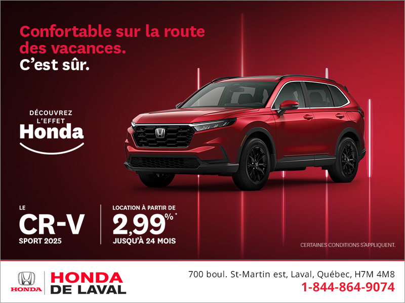 Obtenez le Honda CR-V 2025!