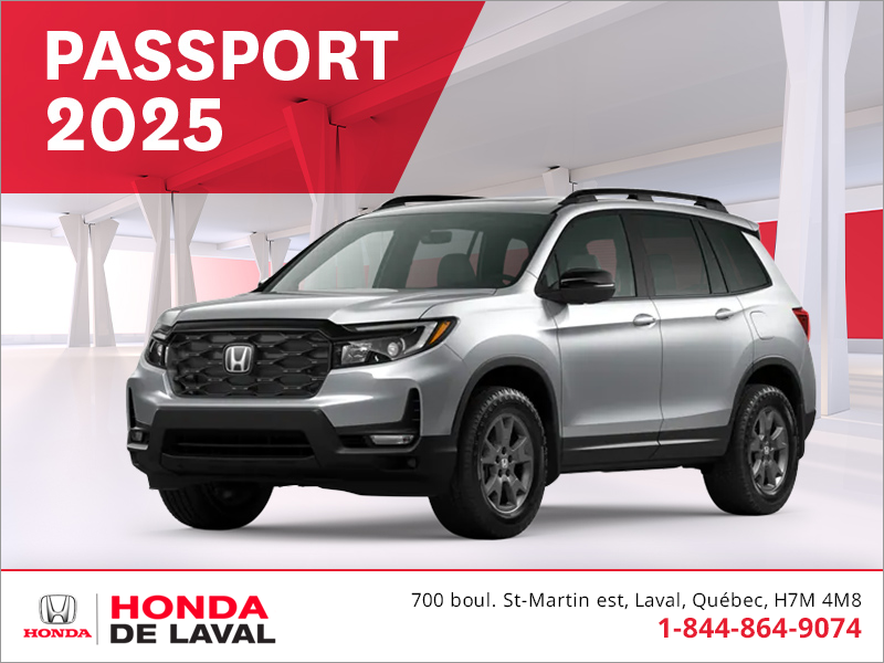 Obtenez le Honda Passport 2025 !