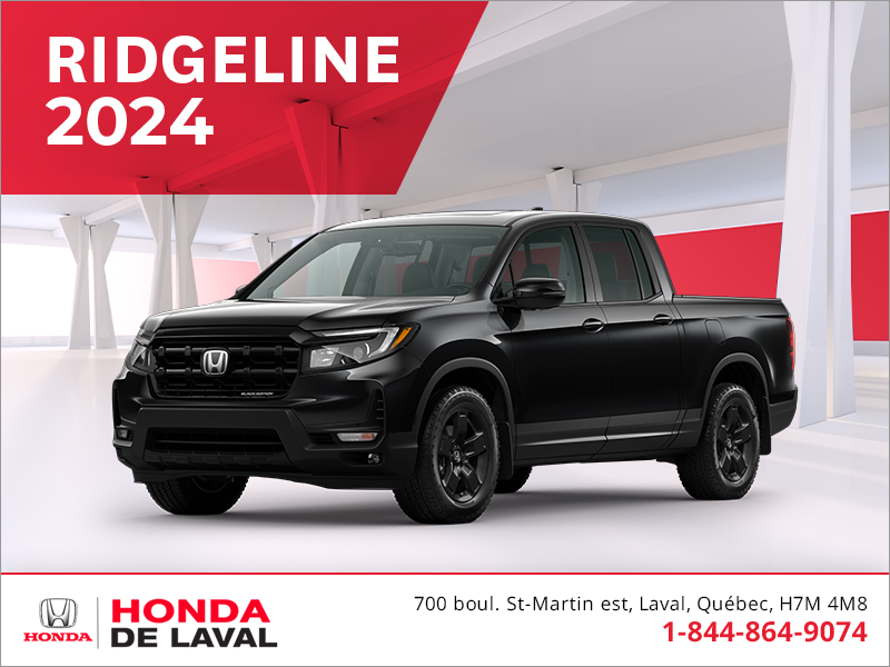 Obtenez le Honda Ridgeline 2024 !