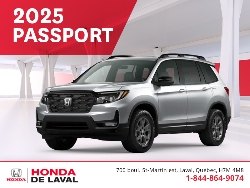 Get the 2025 Honda Passport! 