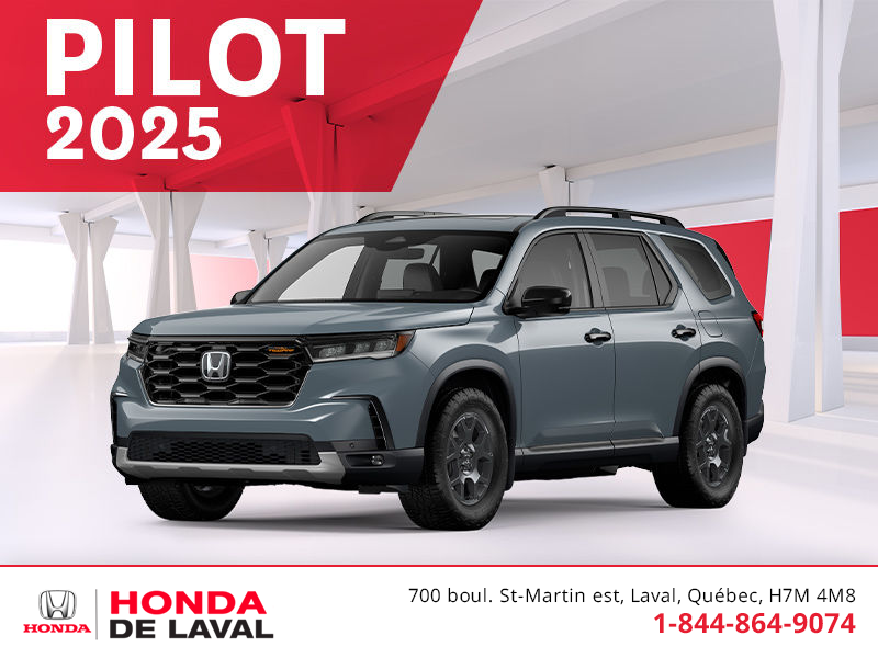 Obtenez le Honda Pilot 2025 !