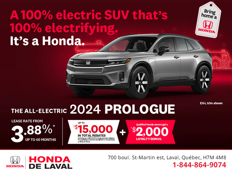 Get the 2024 Honda Prologue! 