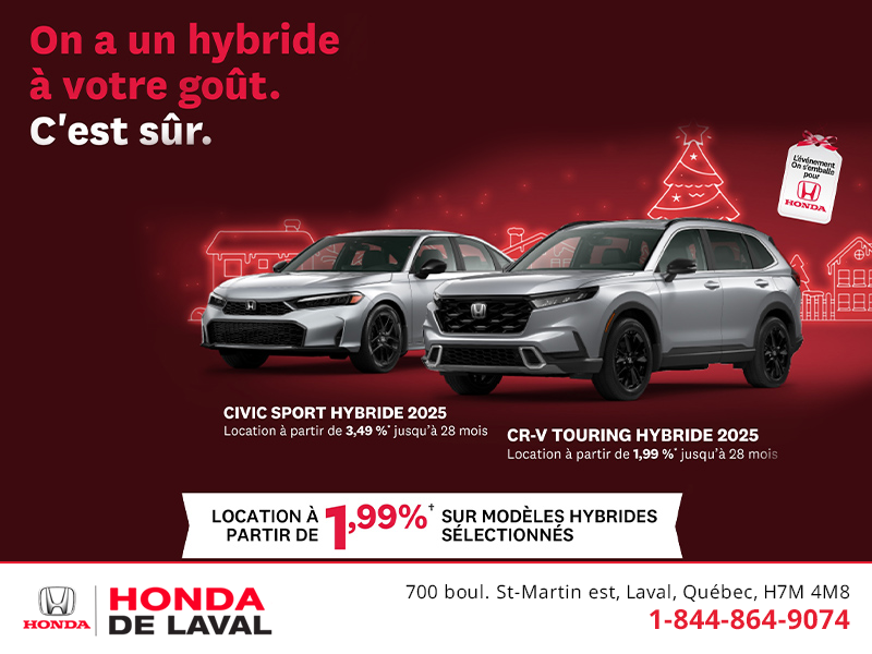 L'événement mensuel Honda !