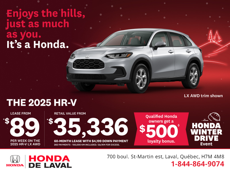 Get the 2025 Honda HR-V!