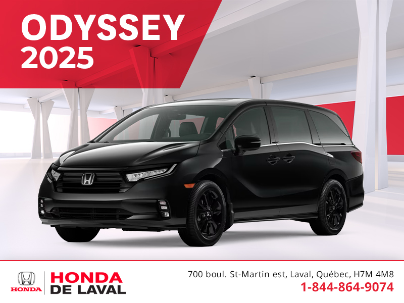 Get the 2025 Honda Odyssey! 