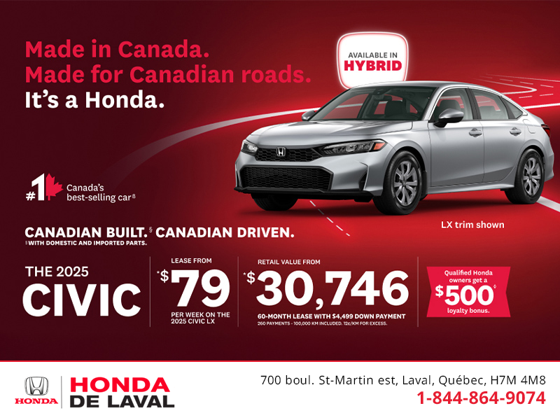 Get the 2025 Honda Civic! 