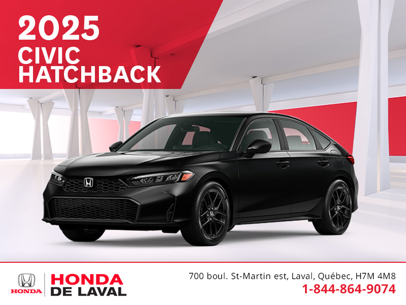 Get the 2025 Honda Civic Hatchback!