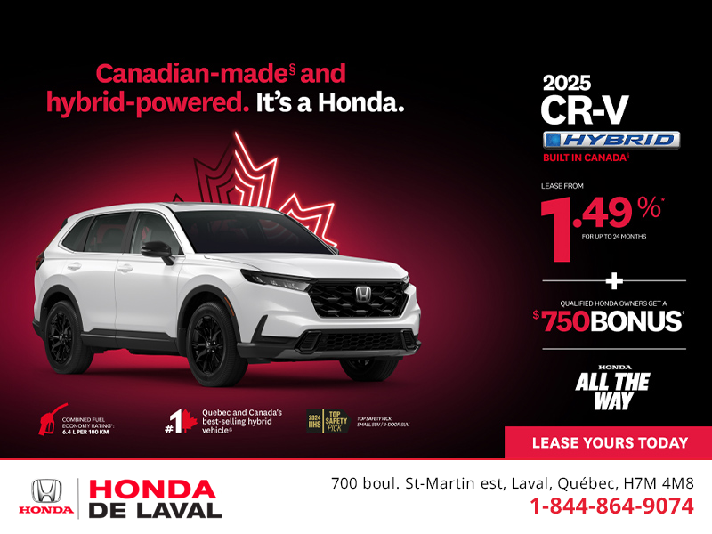 Get the 2025 Honda CR-V Hybrid!