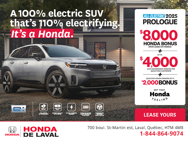 Get the 2025 Honda Prologue! 