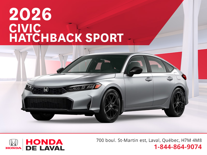 Get the 2026 Honda Civic Hatchback!