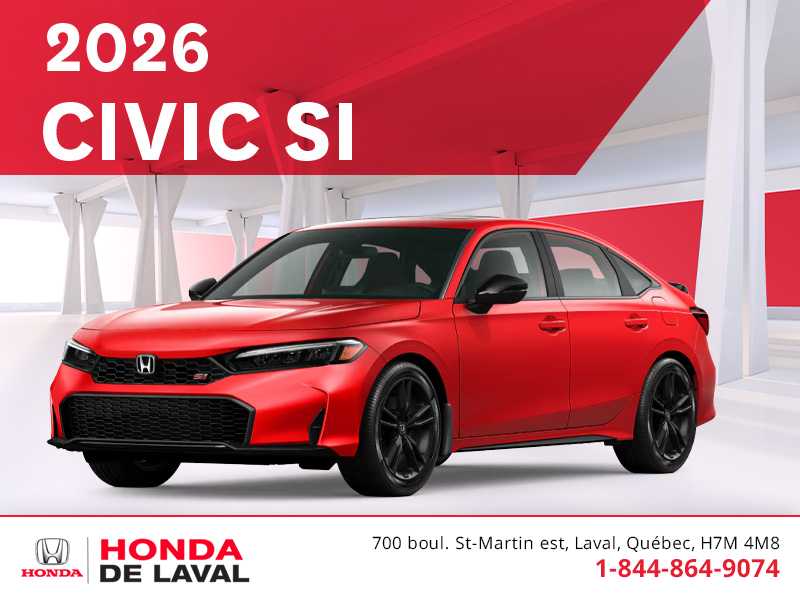 Get the 2026 Honda Civic Si!