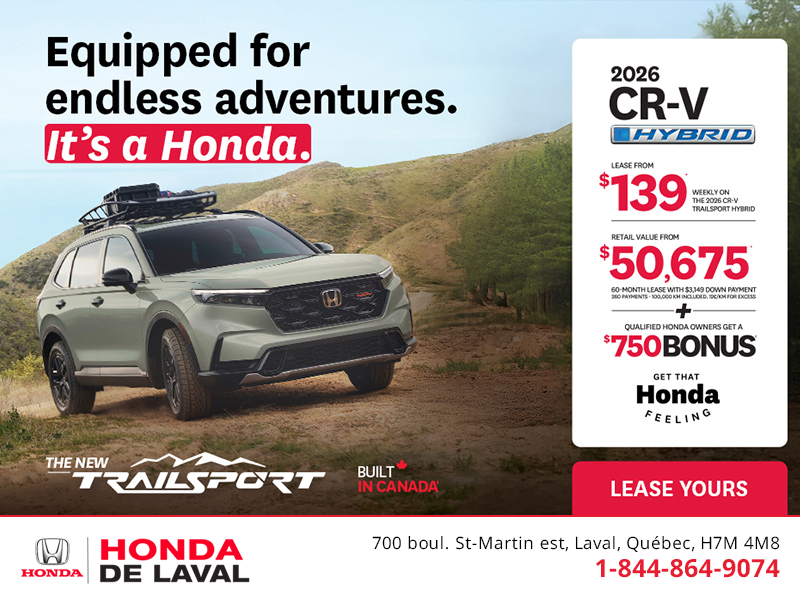 Get the 2026 Honda CR-V Hybrid!