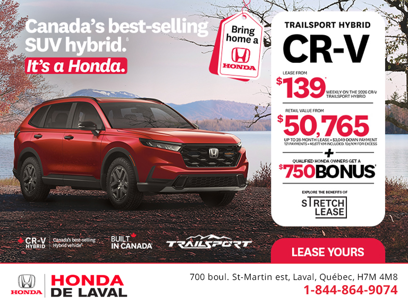 Get the 2026 Honda CR-V Hybrid!