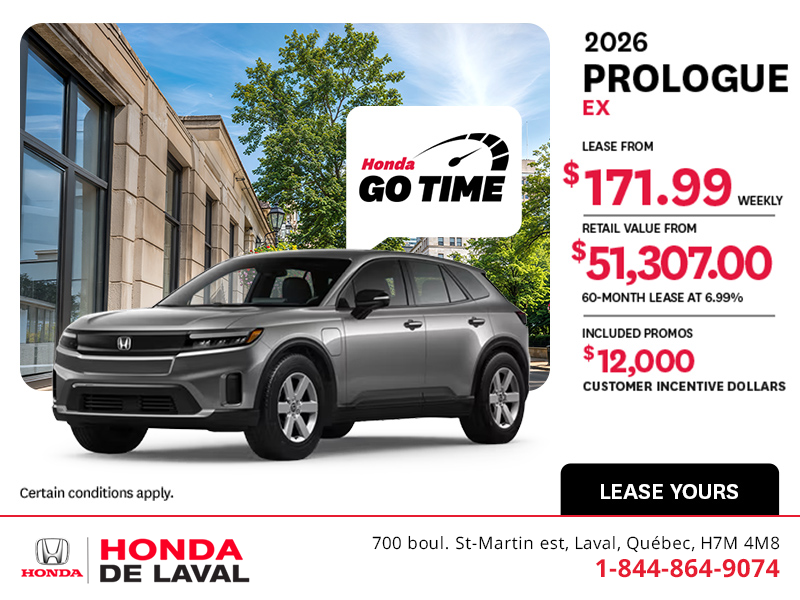 Get the 2026 Honda Prologue! 