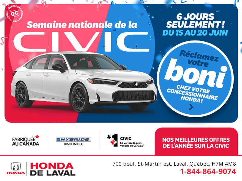 L'événement mensuel Honda !